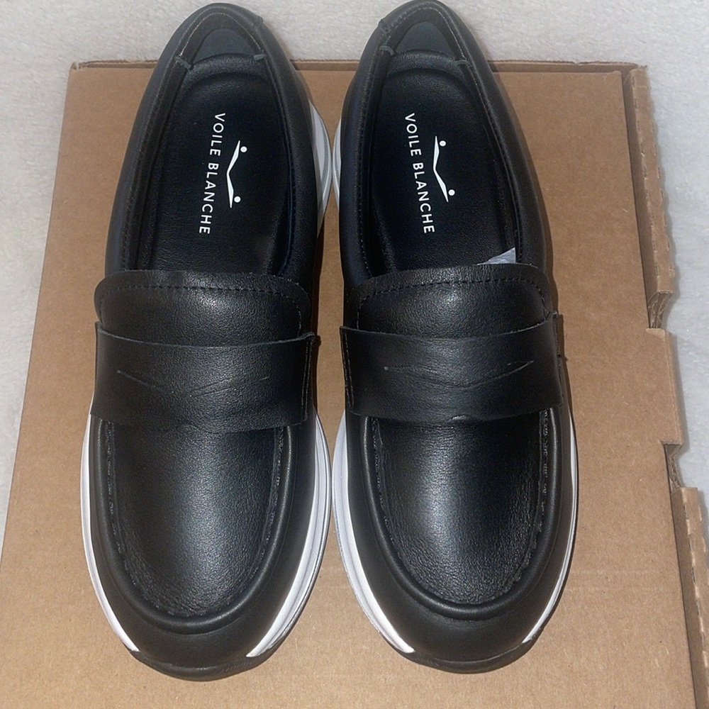 NWT VOILE BLANCHE MERRY Penny Loafer in Black - Picture 9 of 15
